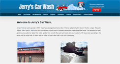 Desktop Screenshot of jerryscarwash.com